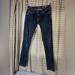 Miss Me Dark Wash Skinny Denim Sz. 28 Style JE8252SR